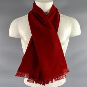 NO BRAND Red Wool Scarves